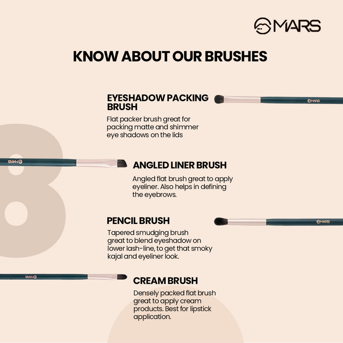 Tools Of Titans Brush Set | Pack of 8