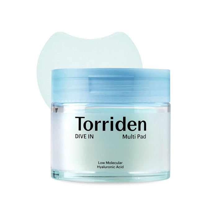 TORRIDEN DIVE-IN Multi Pad - drėkinamieji veido padeliai su hialuronu