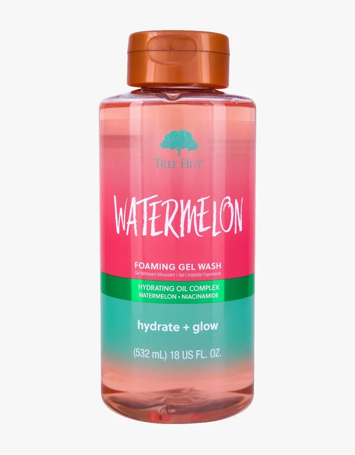 TREE HUT Foaming Gel Wash Hydrate + Glow - Watermelon غسول جل رغوي بتركيبة البطيخ من تري هوت