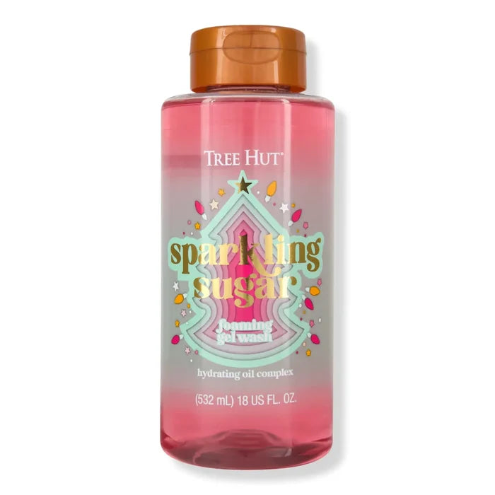 TREE HUT Sparkling Sugar foaming gel wash hydrating oil complex