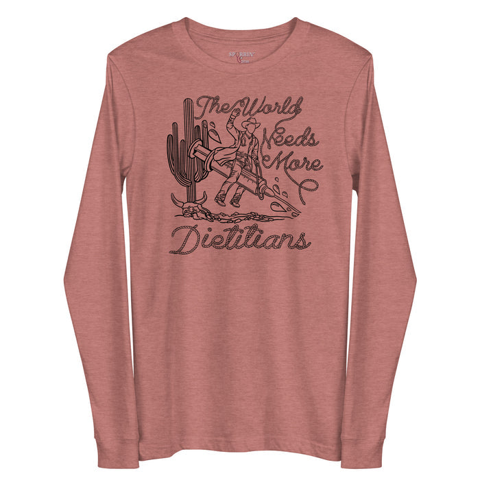 TWNM- Dietitians Long Sleeve T-Shirt Light Colors