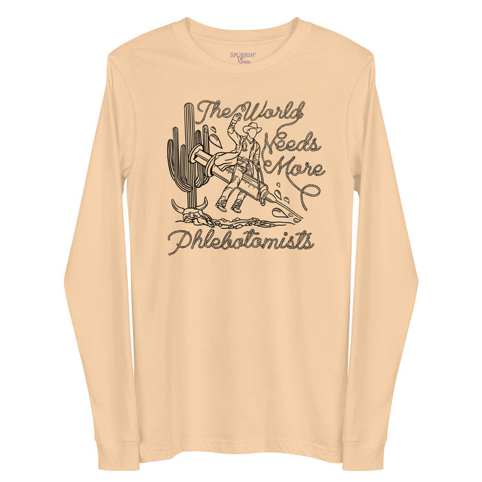 TWNM- Phlebotomists Long Sleeve T-Shirt Light Colors