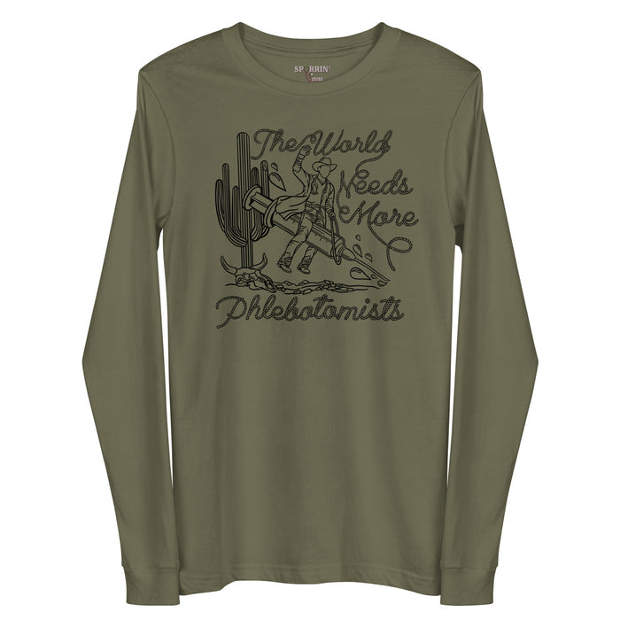TWNM- Phlebotomists Long Sleeve T-Shirt Light Colors