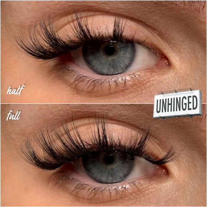 Unhinged Super Pre-Glued Half Strip Lash - Unicorn Cosmetics