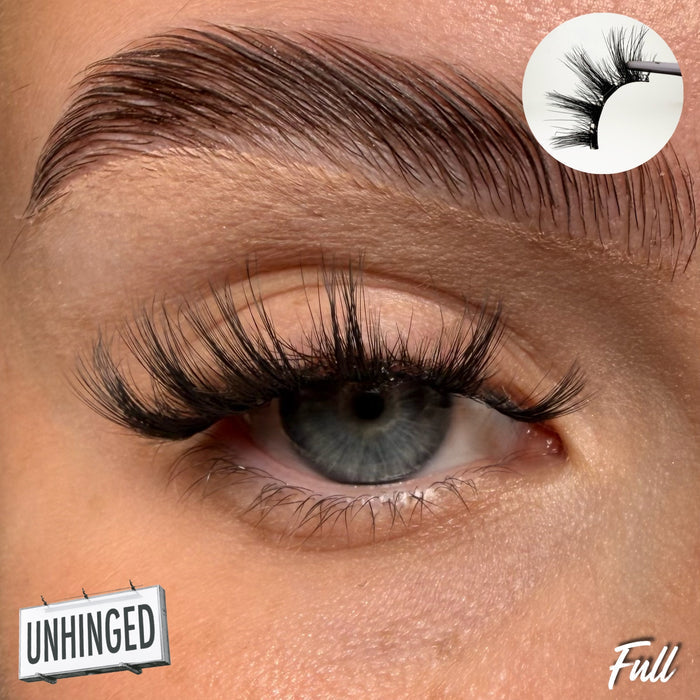Unhinged Super Pre-Glued Half Strip Lash - Unicorn Cosmetics