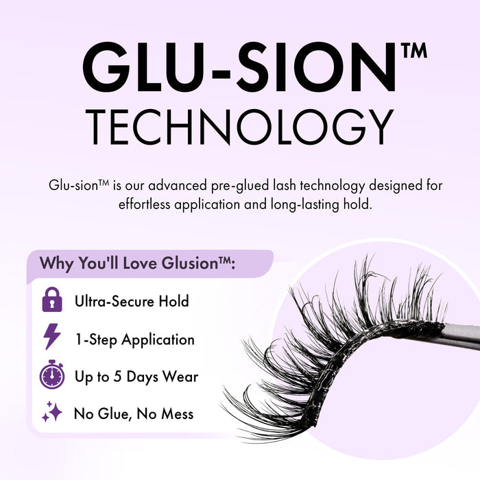 Chaos Super Pre-Glued Half Strip Lash - Unicorn Cosmetics