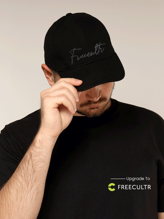 Unisex Baseball Cotton Twill Cap | Black