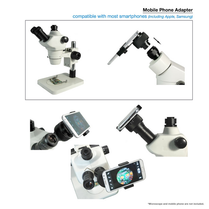 Universal 10X Mobile Cell Phone Adapter for Microscope Eyepiece