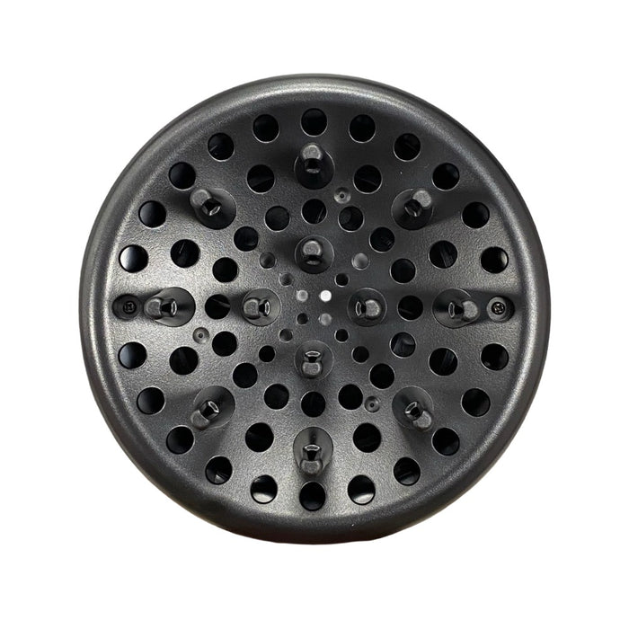 Universal hair diffuser for curly hair designed to enhance and define curls with even airflow