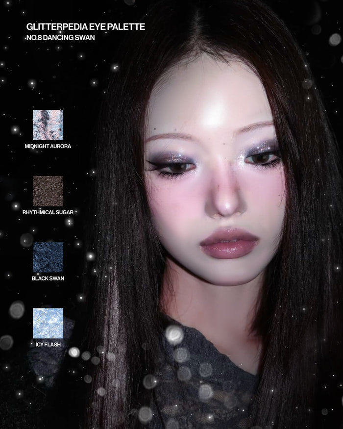 UNLEASHIA - Glitterpedia Eye Palette NO.8 All of Dancing Swan