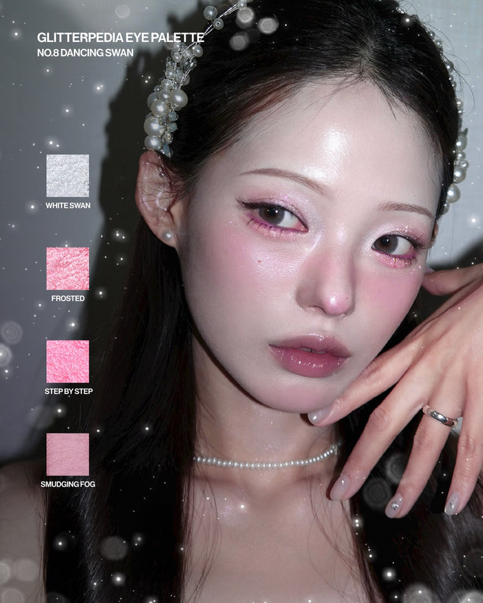 UNLEASHIA - Glitterpedia Eye Palette NO.8 All of Dancing Swan