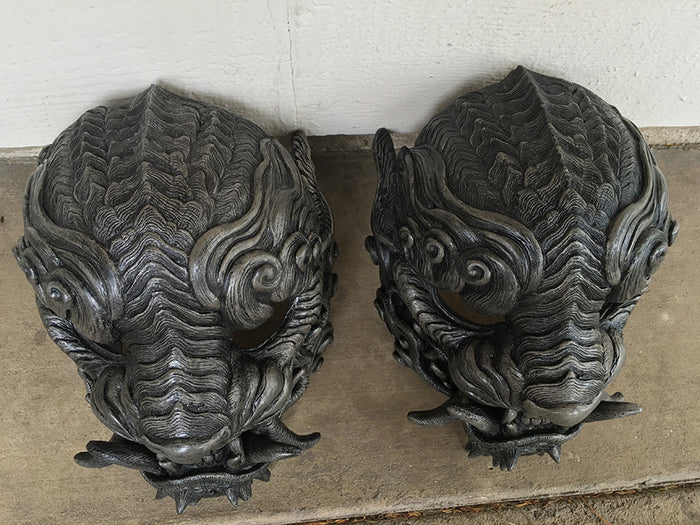 URETHANE SENTINEL MASK- PAINTED AND FINISHED- OLD SILVER
