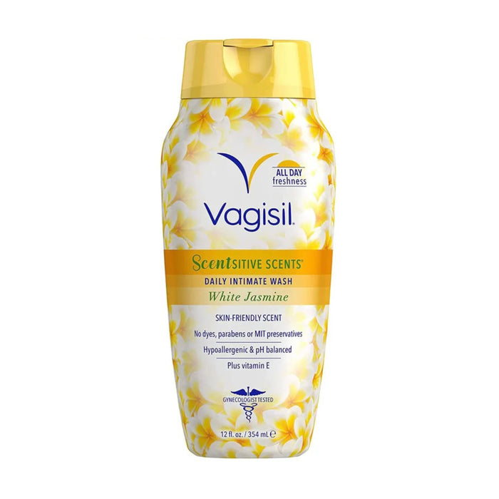 VAGISIL scentsitive scents Daily Intimate Wash White jasmine غسول المناطق الحساسة بالياسمين الابيض من فاجيسيل