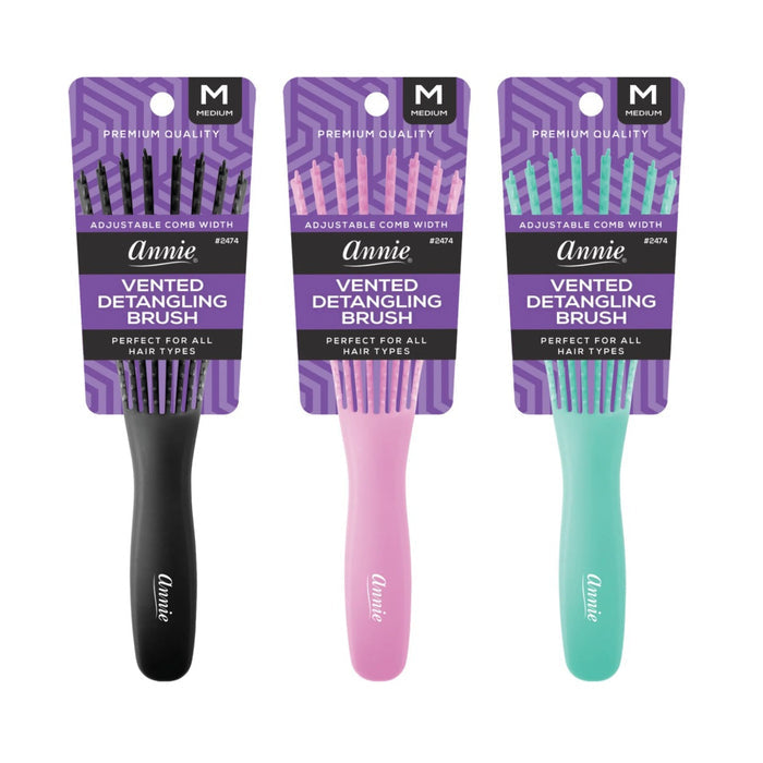 Vented Detangler Brush 8 Row #2474
