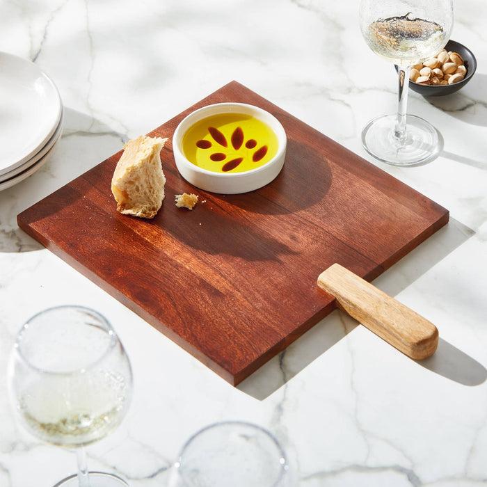 Verge Square Board Natural Mango Wood
