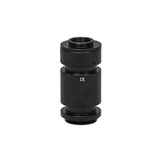 Video Zoom Lens Compatible 1X Coupler, SKU MZ19036151, three quarter front view