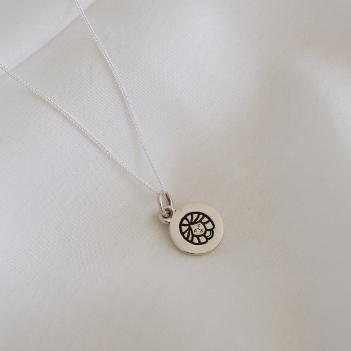 Virgo Mini Zodiac Charm - Silver