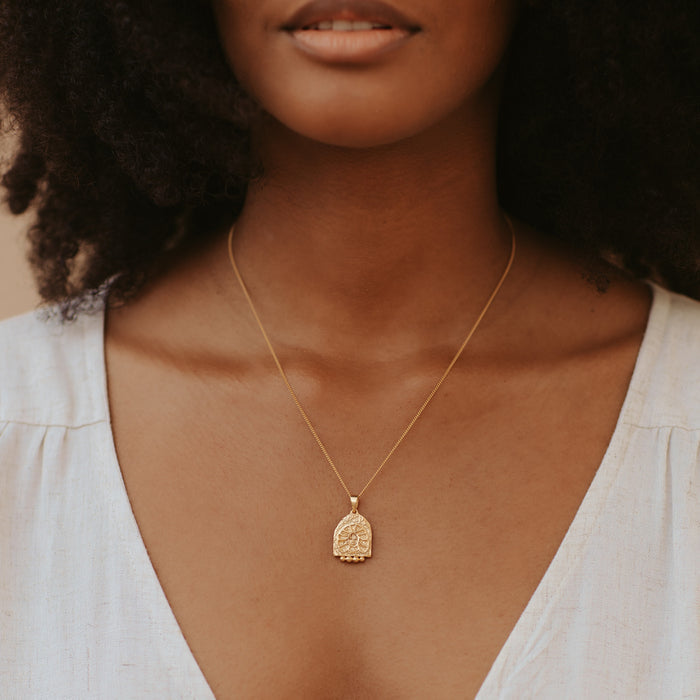 Luna & Rose VIRGO ZODIAC PENDANT - GOLD