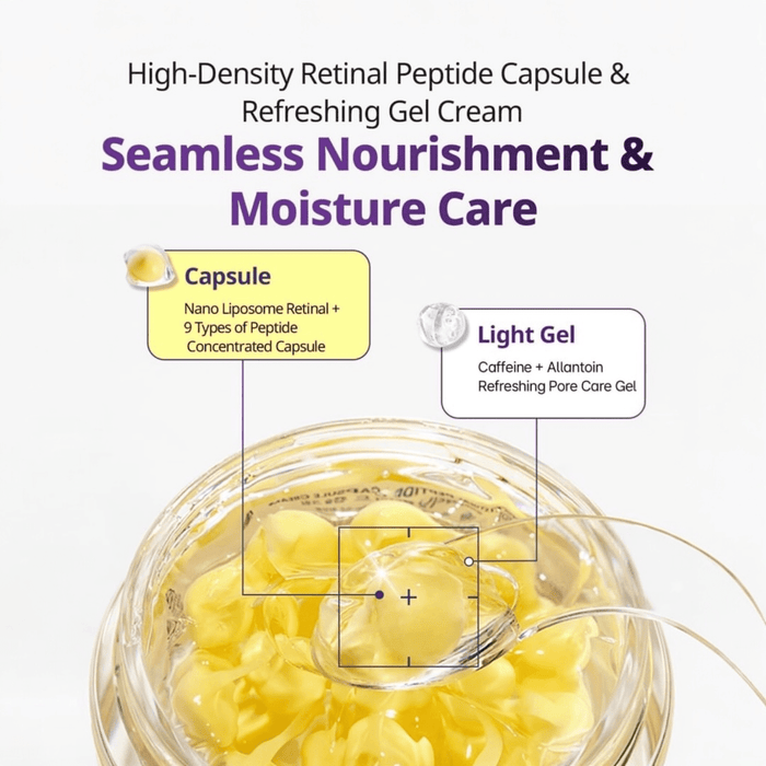 VT Cosmetics Retinal Peptide Capsule Cream 50ml كريم كبسولات الببتيد الشبكي من في تي كوزمتكس - Princess Cosmetics Qatar