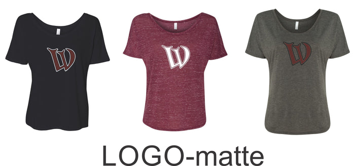 Warhawks Ladies Slouchy Tee- 5 Designs