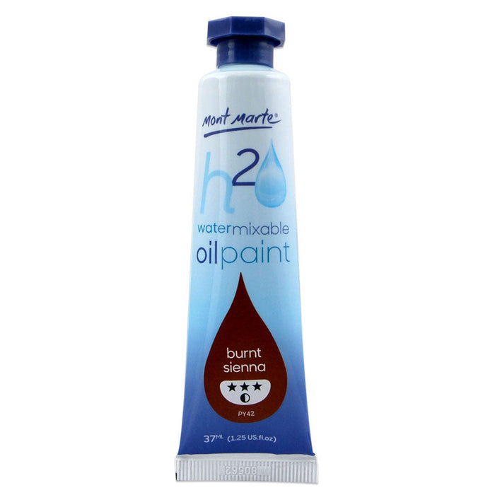 Water Mixable Oil Paint 37ml (1.25oz) - Burnt Sienna
