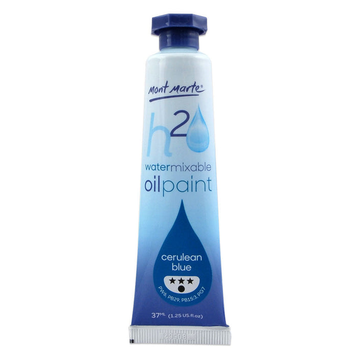 Water Mixable Oil Paint 37ml (1.25oz) - Cerulean Blue