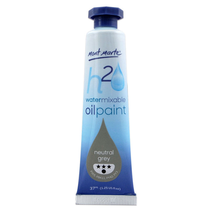 Water Mixable Oil Paint 37ml (1.25oz) - Neutral Grey