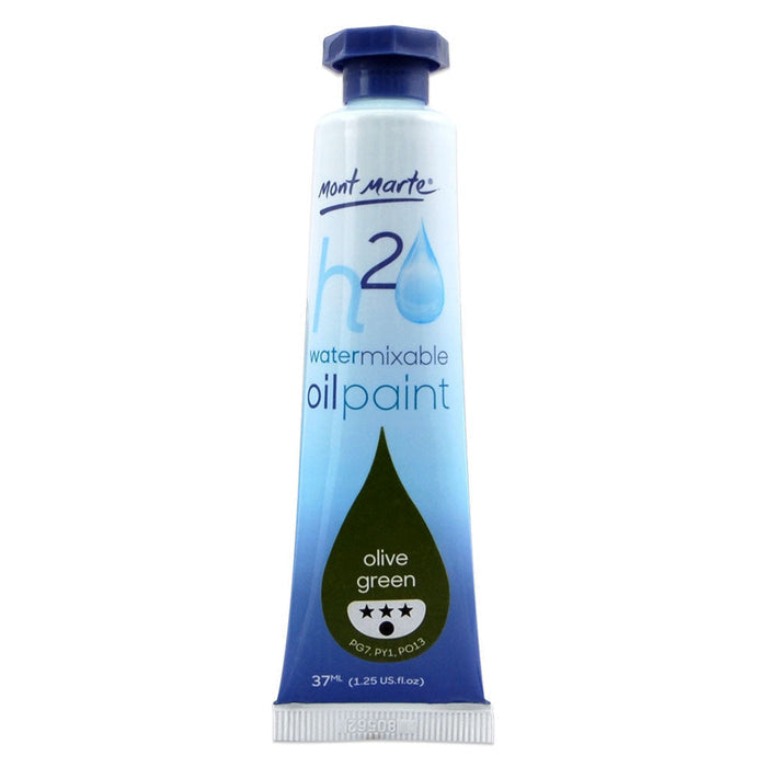 Water Mixable Oil Paint 37ml (1.25oz) - Olive Green