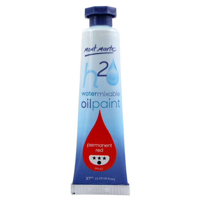 Water Mixable Oil Paint 37ml (1.25oz) - Permanent Red