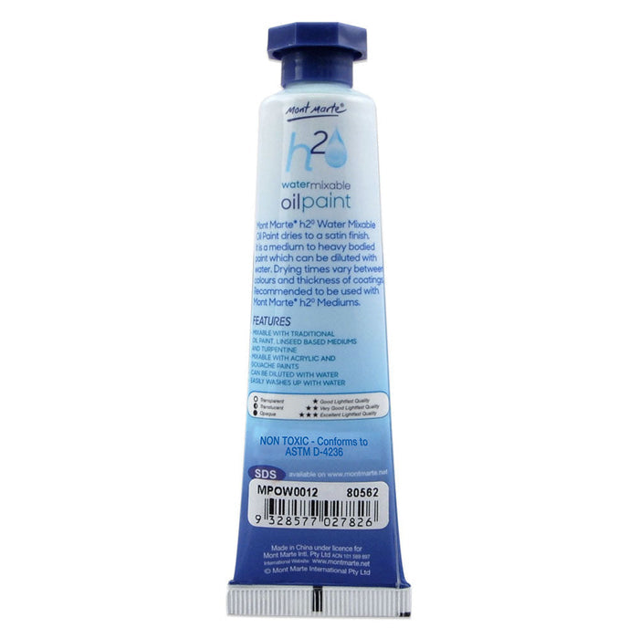 Water Mixable Oil Paint 37ml (1.25oz) - Permanent Red