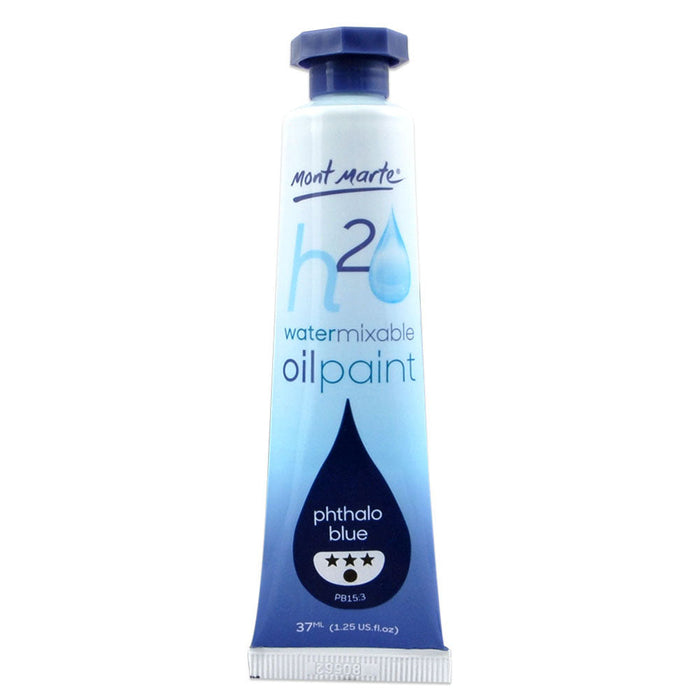 Water Mixable Oil Paint 37ml (1.25oz) - Phthalo Blue