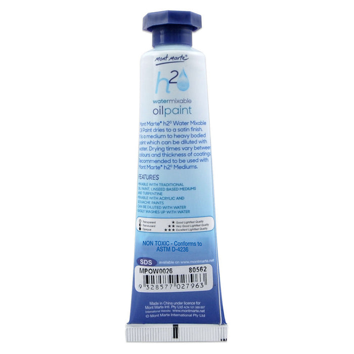 Water Mixable Oil Paint 37ml (1.25oz) - Phthalo Blue