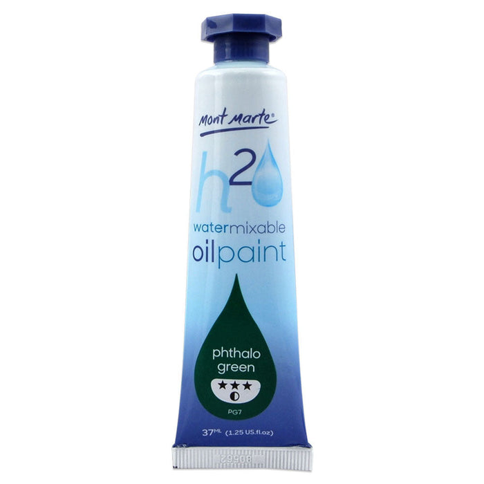 Water Mixable Oil Paint 37ml (1.25oz) - Phthalo Green