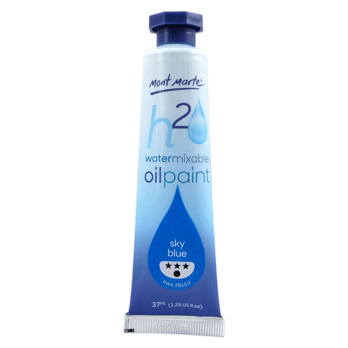 Water Mixable Oil Paint 37ml (1.25oz) - Sky Blue
