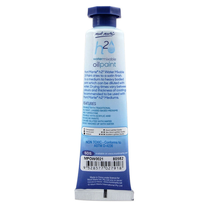 Water Mixable Oil Paint 37ml (1.25oz) - Sky Blue
