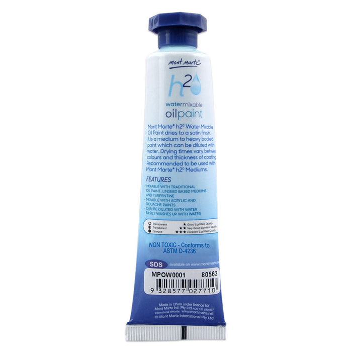 Water Mixable Oil Paint 37ml (1.25oz) - Titanium White