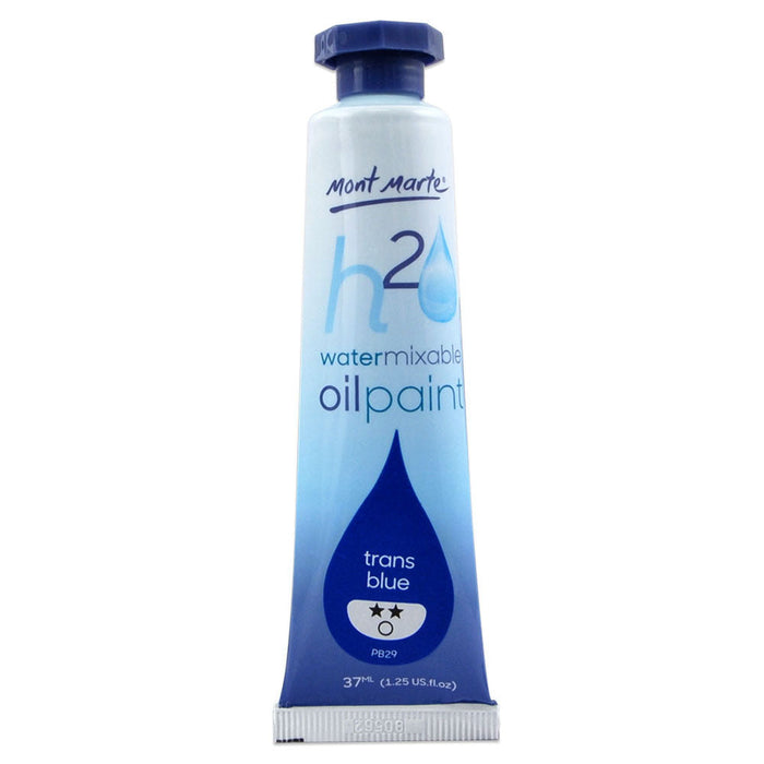 Water Mixable Oil Paint 37ml (1.25oz) - Trans Blue