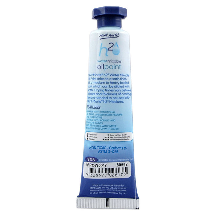 Water Mixable Oil Paint 37ml (1.25oz) - Trans Green