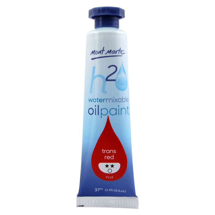 Water Mixable Oil Paint 37ml (1.25oz) - Trans Red