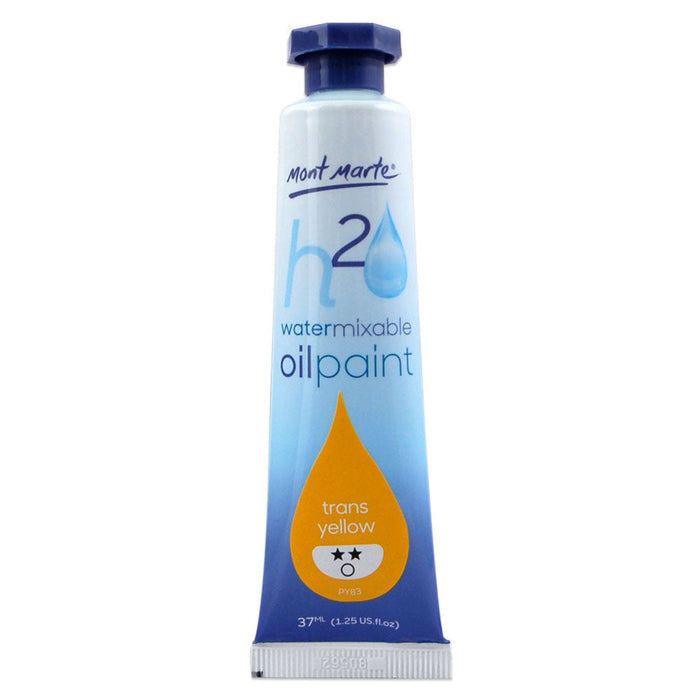 Water Mixable Oil Paint 37ml (1.25oz) - Trans Yellow