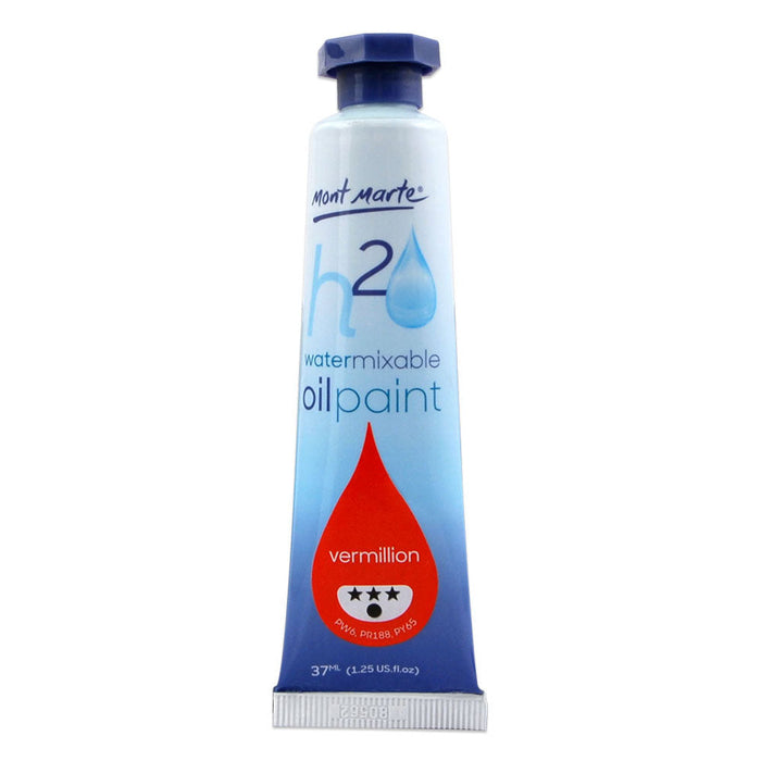 Water Mixable Oil Paint 37ml (1.25oz) - Vermillion