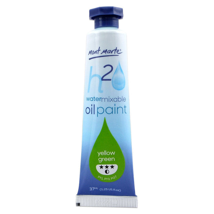 Water Mixable Oil Paint 37ml (1.25oz) - Yellow Green