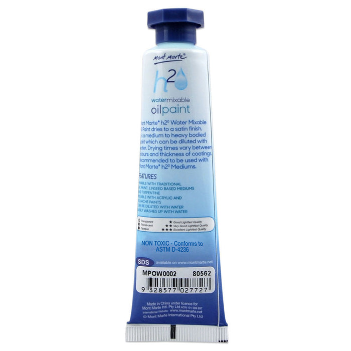 Water Mixable Oil Paint 37ml (1.25oz) - Zinc White