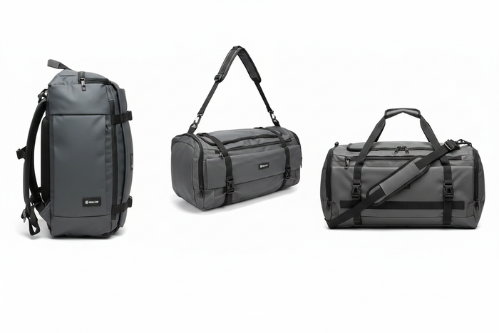 Grey Bag – 3 Views Combined