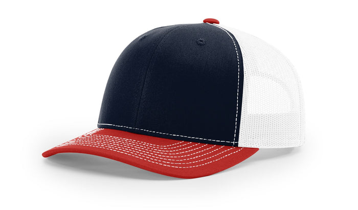 Western Anglers - Richardson 112 Hat - Tri Navy/White/Red - MD-LG
