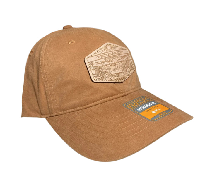 Western Anglers - Richardson Dad Hat - Leather Patch - Ore Toast
