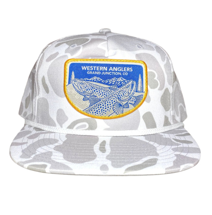 Western Anglers - Richardson Hat - Midnight Sippers Woven Patch - Camo