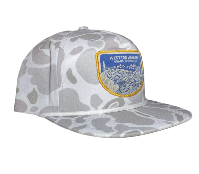 Western Anglers - Richardson Hat - Midnight Sippers Woven Patch - Camo