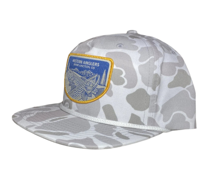 Western Anglers - Richardson Hat - Midnight Sippers Woven Patch - Camo