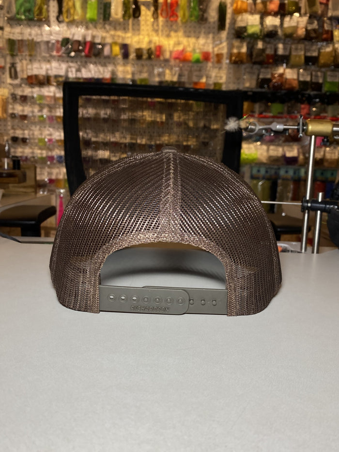 Western Anglers - Richardson Trucker Hat - Leather Patch - Brown
